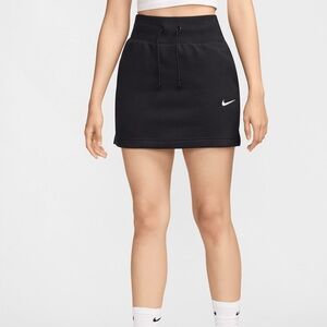 Nike Black Mini Skirt with White Swoosh